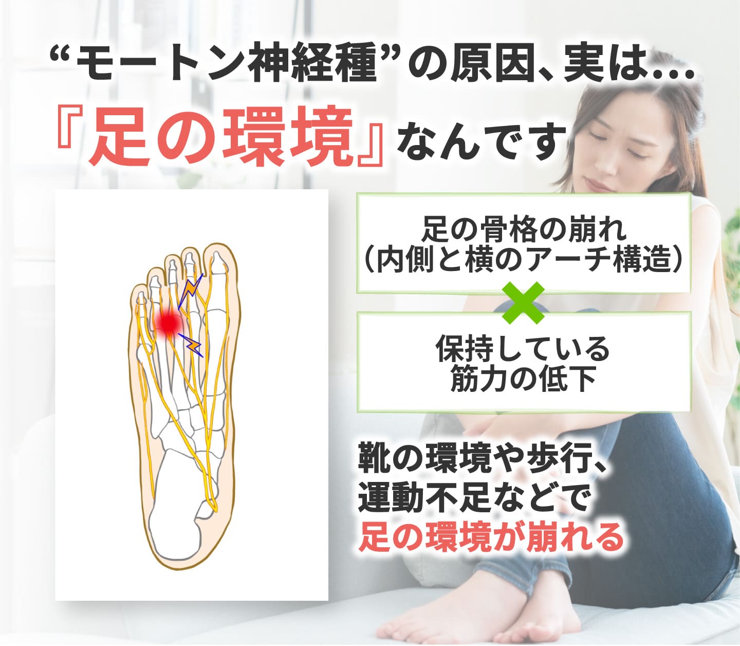 『足の環境』なんです 