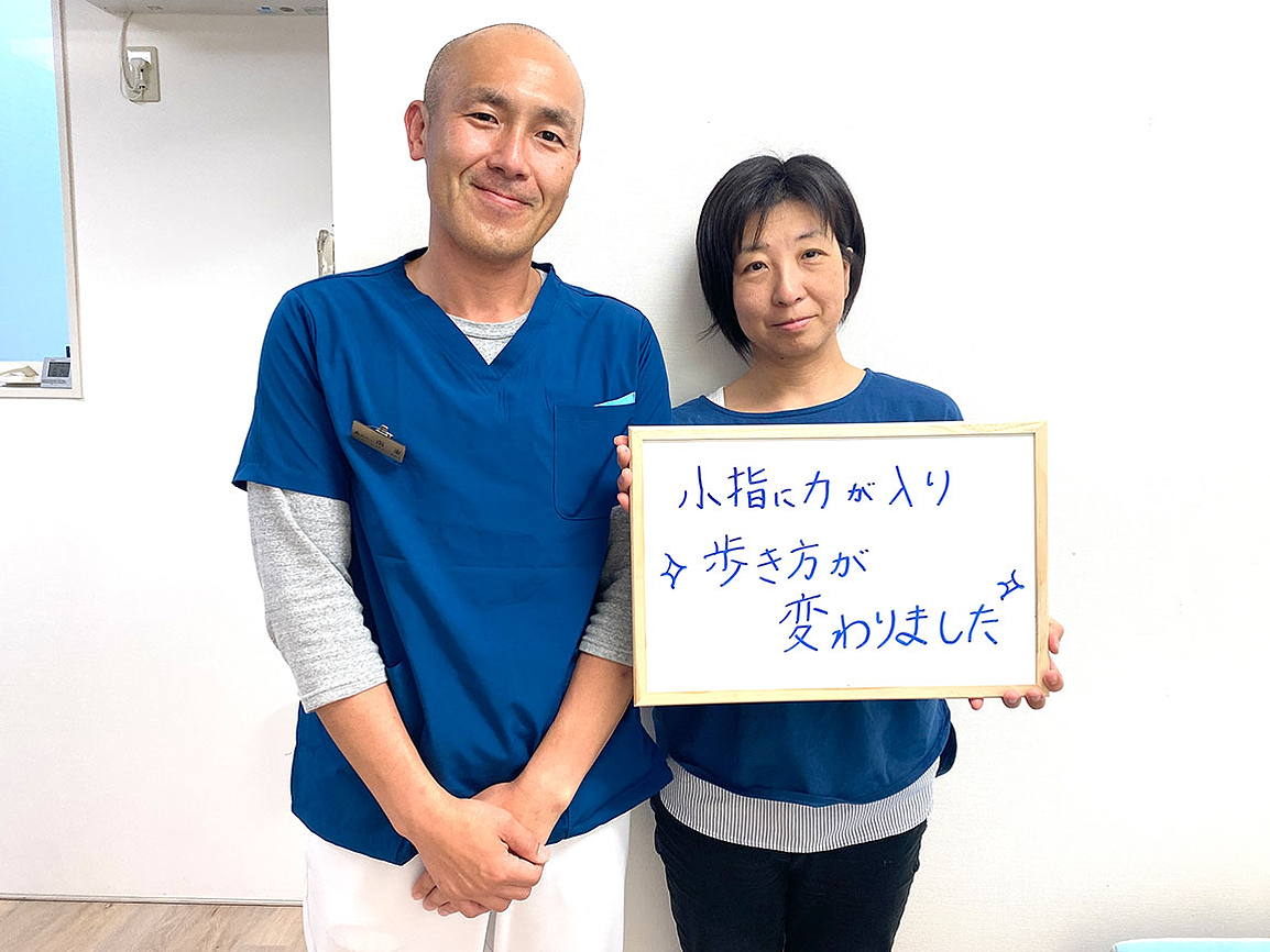 お客様の声 足のふらつき2|外反母趾・足底筋膜炎などの足の痛みの専門治療院【富山駅近く】